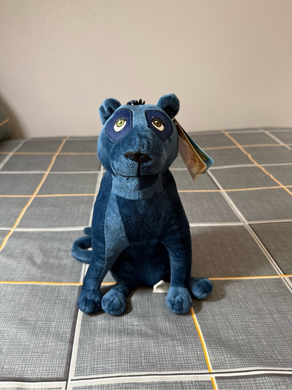 🏡NWT DQ Entertainment The Jungle Book Blue Plush 10” Panther Stuffed Animal